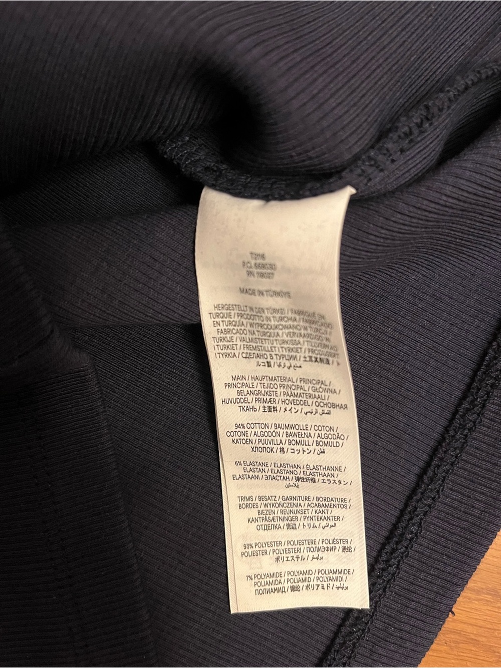Boden Short Sleeve Navy Top - Picture 7 of 9